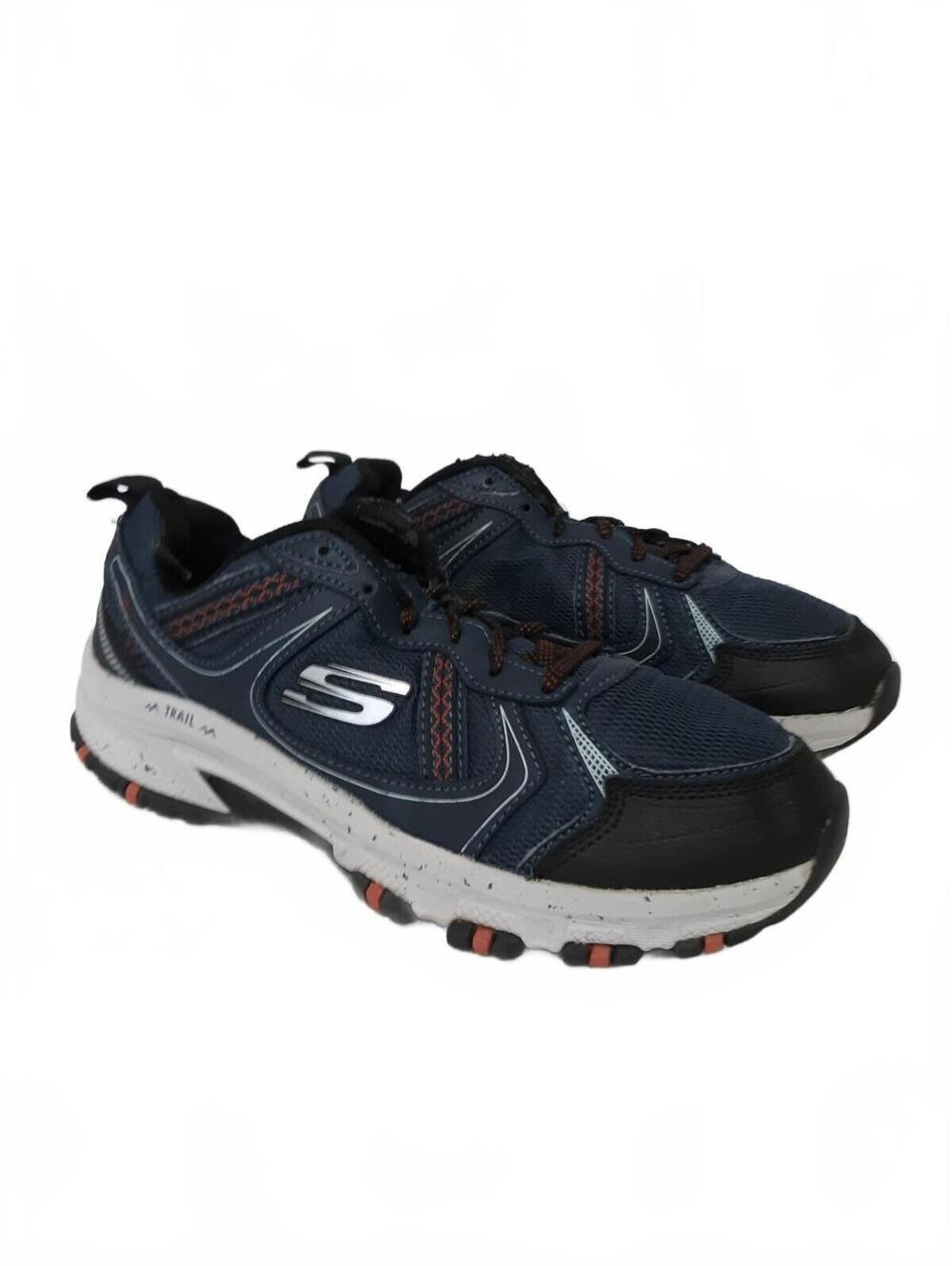 Skechers Men Hillcrest 237266W Navy Red Size 8.5 Width W